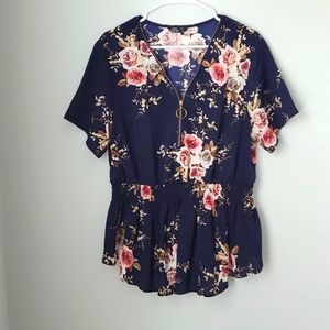 Shein Women's Peplum Blouse